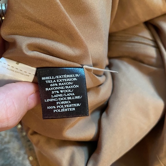 Ann Taylor Loft Knee Length Cognac Sequin Skirt - Picture 5 of 6